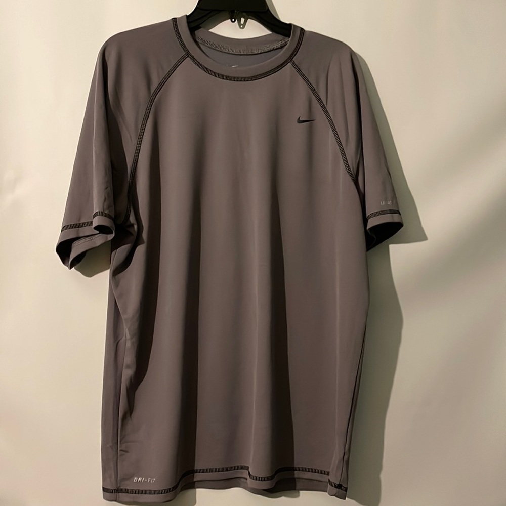 Nike Dry Fit Short Sleeves Short Gray XL